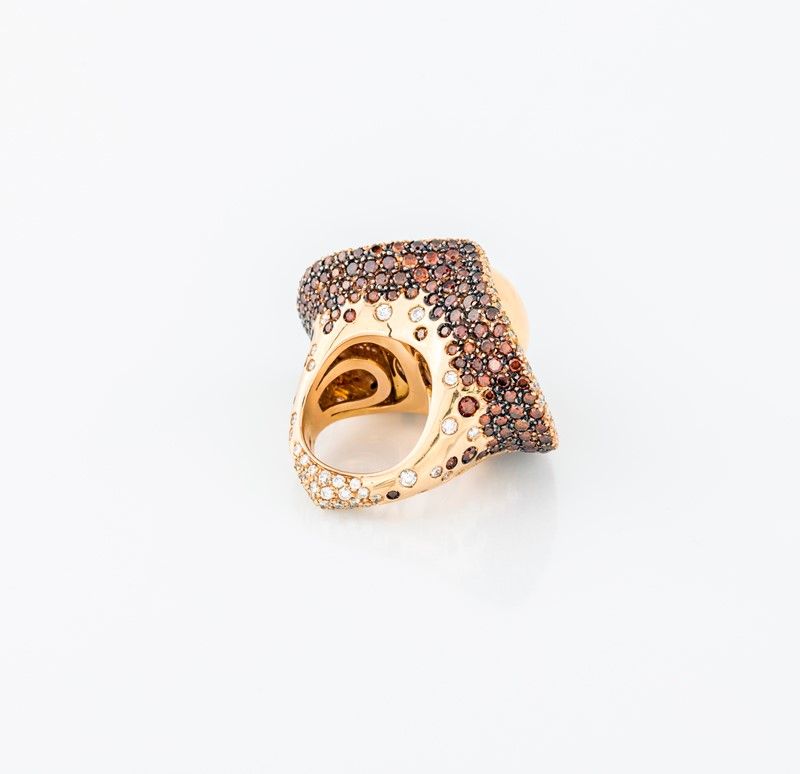 Anello con Perla Melo Ct 54,45