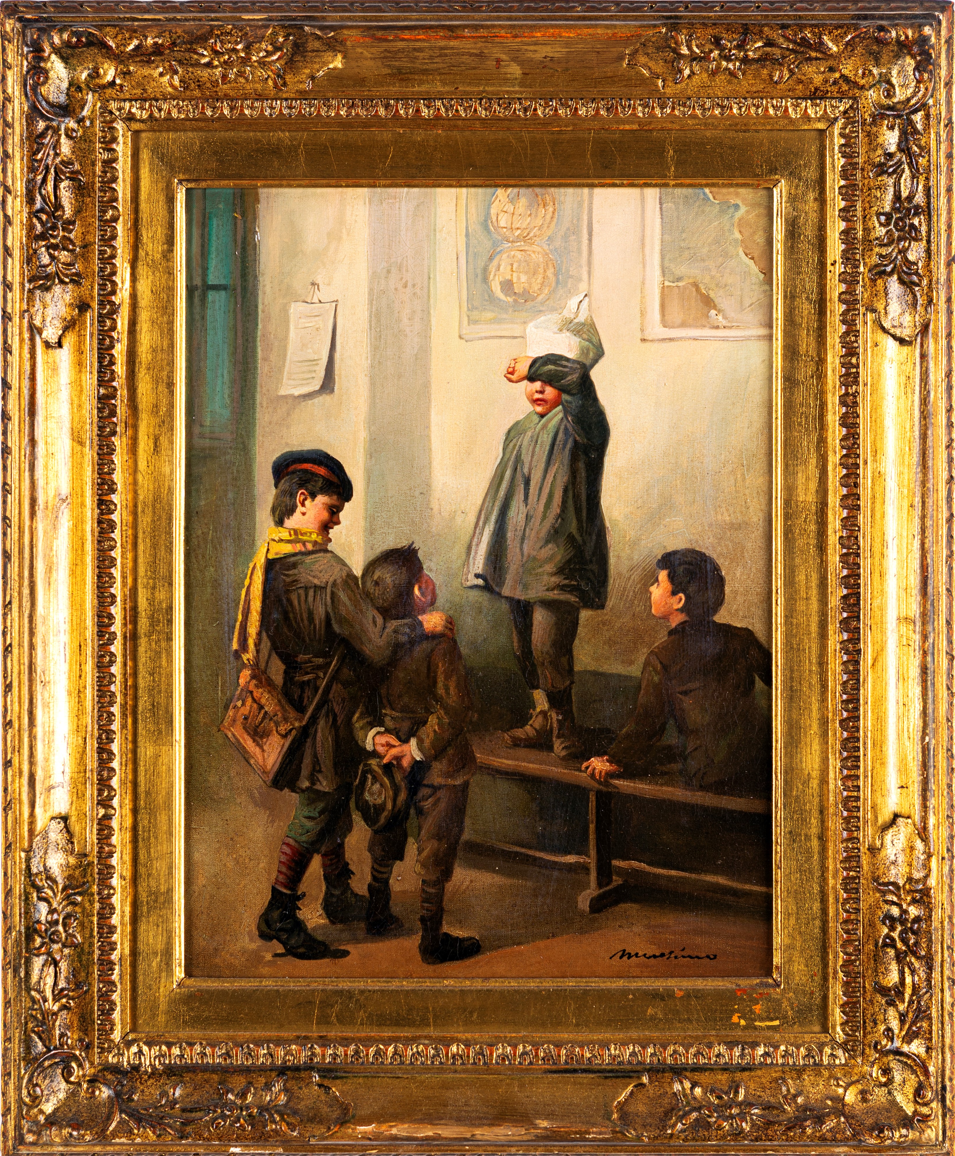 Pittore del XX Secolo - Un Futur Savant Copia da Jean Goeffroy