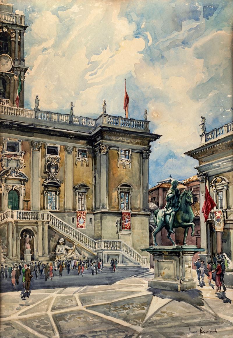 Anna Raimondi - Veduta del Campidoglio