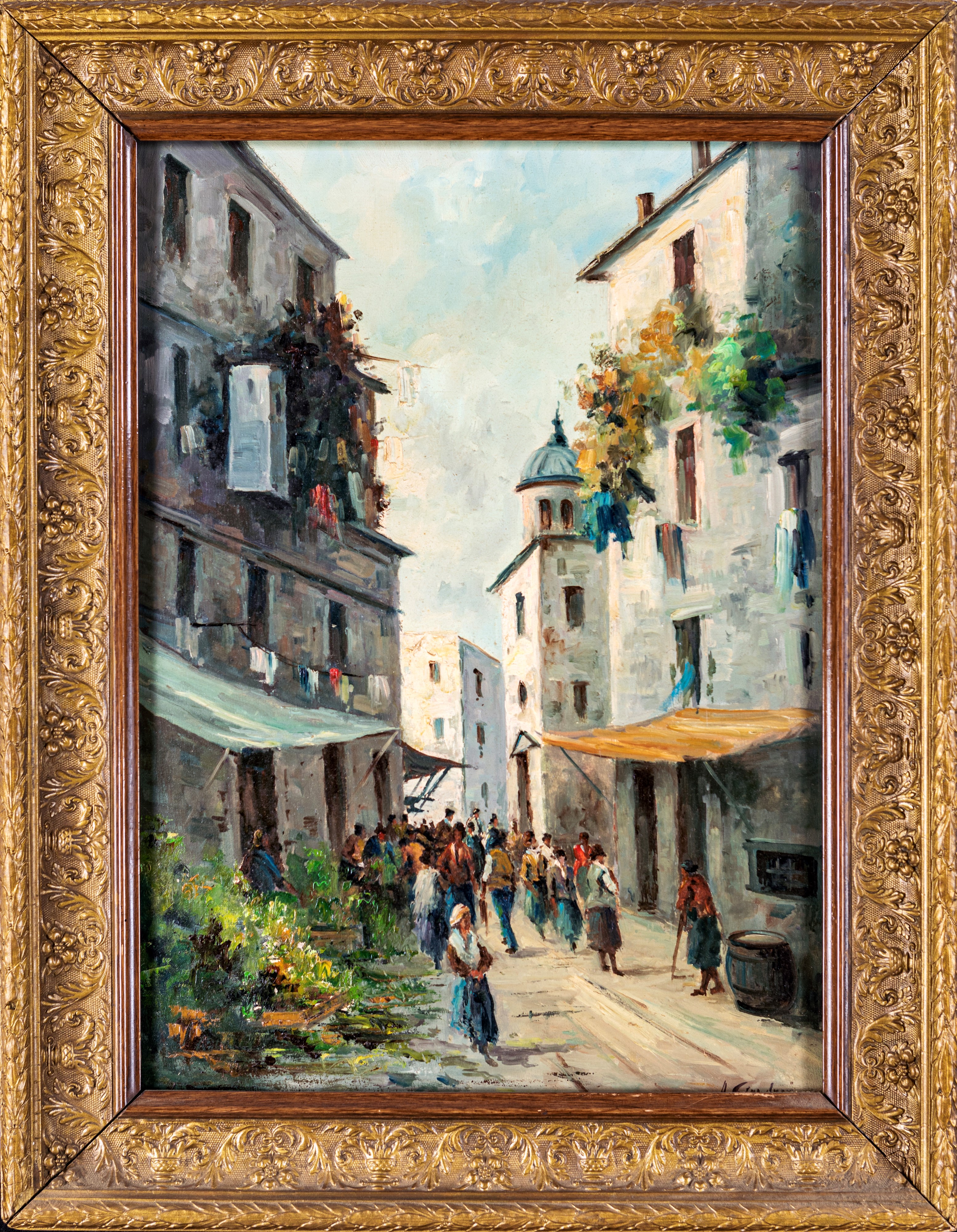 Aldo Giordani - Scena di Mercato
