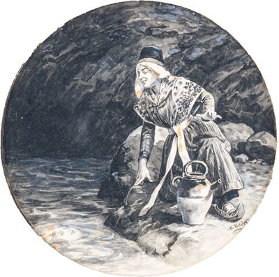 Donna in Costume Orientale