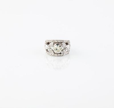 Anello in Oro Bianco con Brillanti