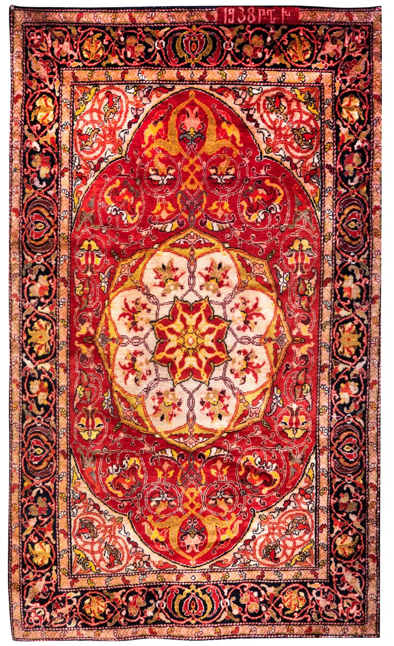 Tappeto Karabagh "Floreale", Caucaso, datato 1938