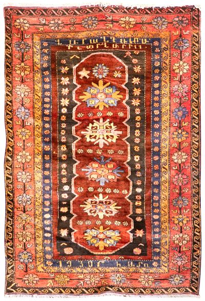 Tappeto Caucasico Kazak, Datato 1930