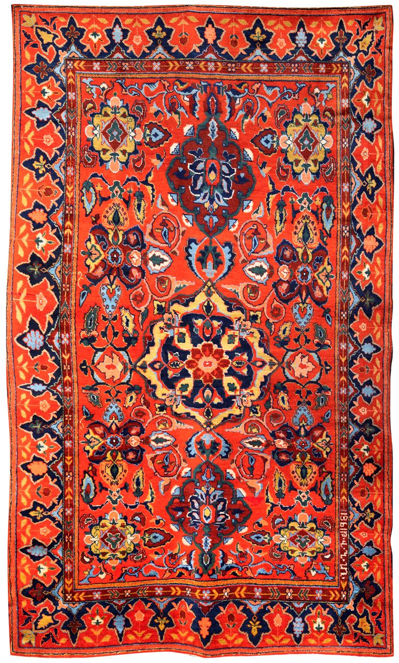 Tappeto Heriz, Persia, datato 1961