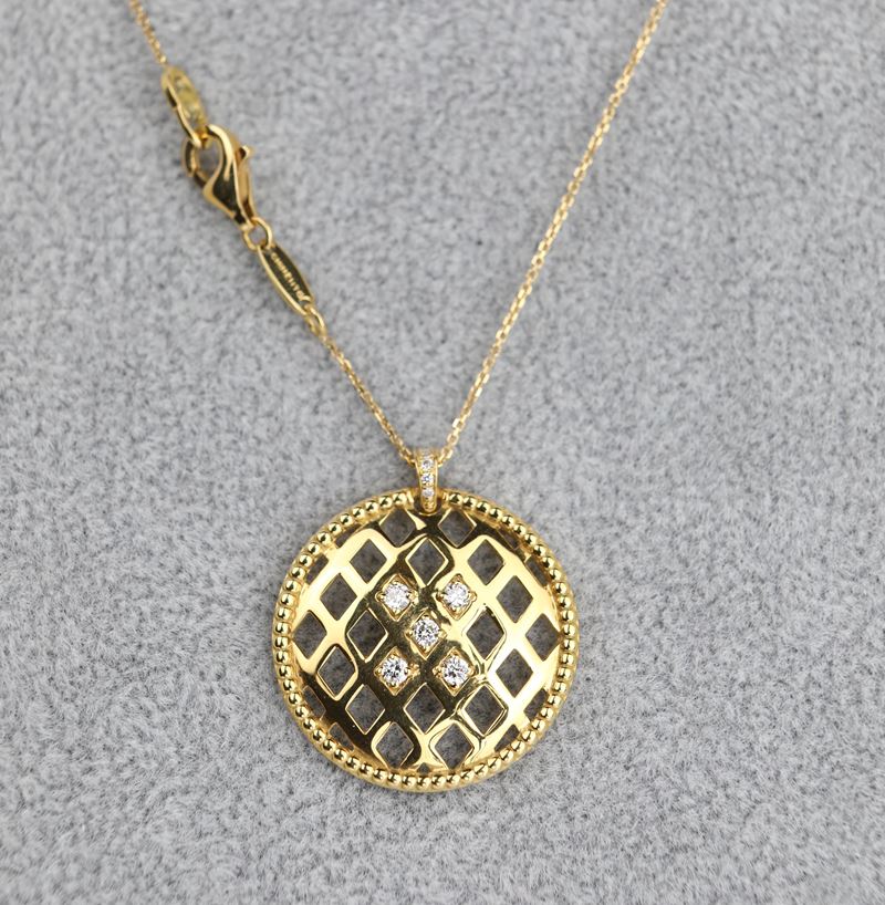 Chimento Pendente in Oro e Brillanti