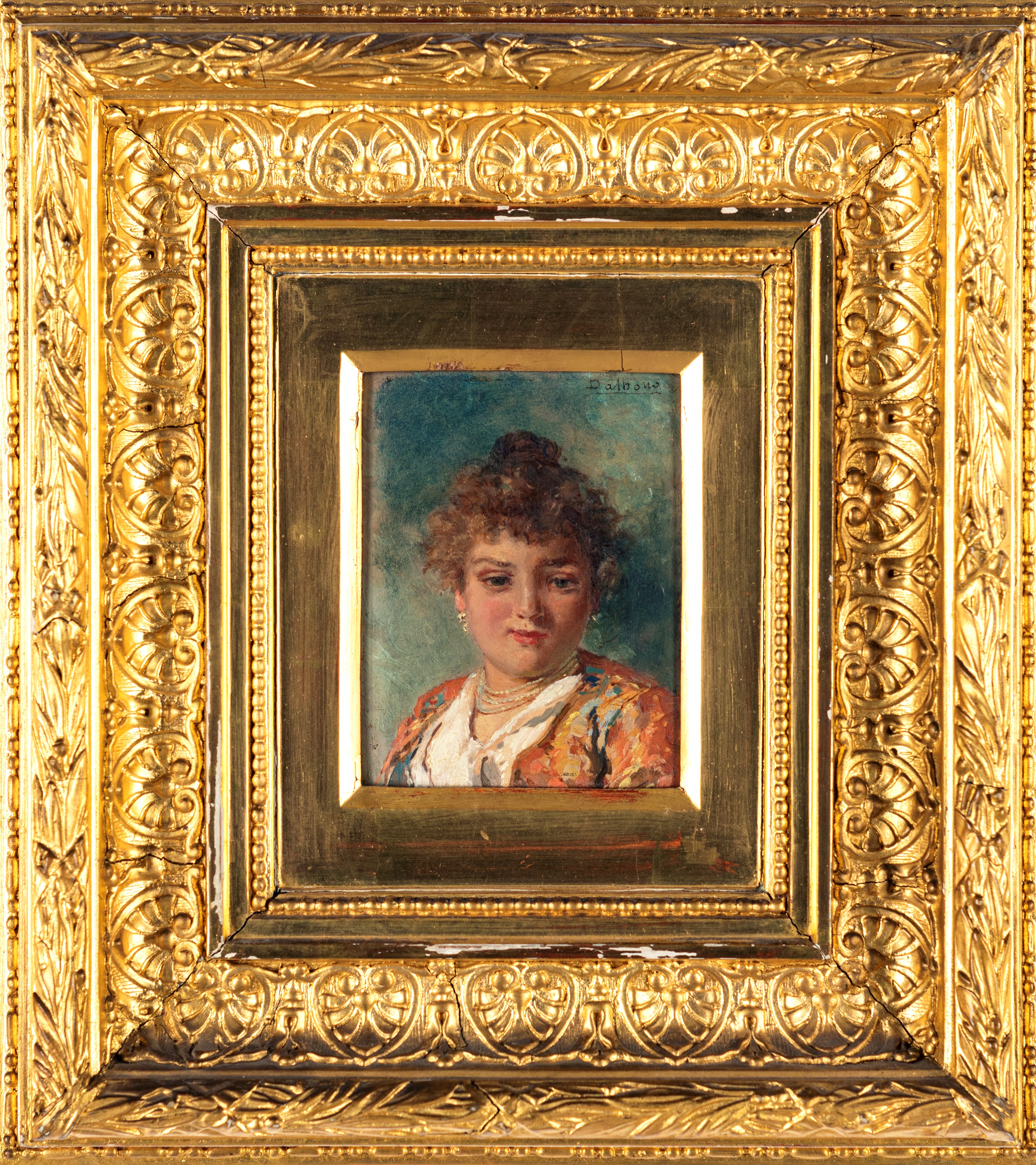 Eduardo Dalbono - Ritratto di Fanciulla