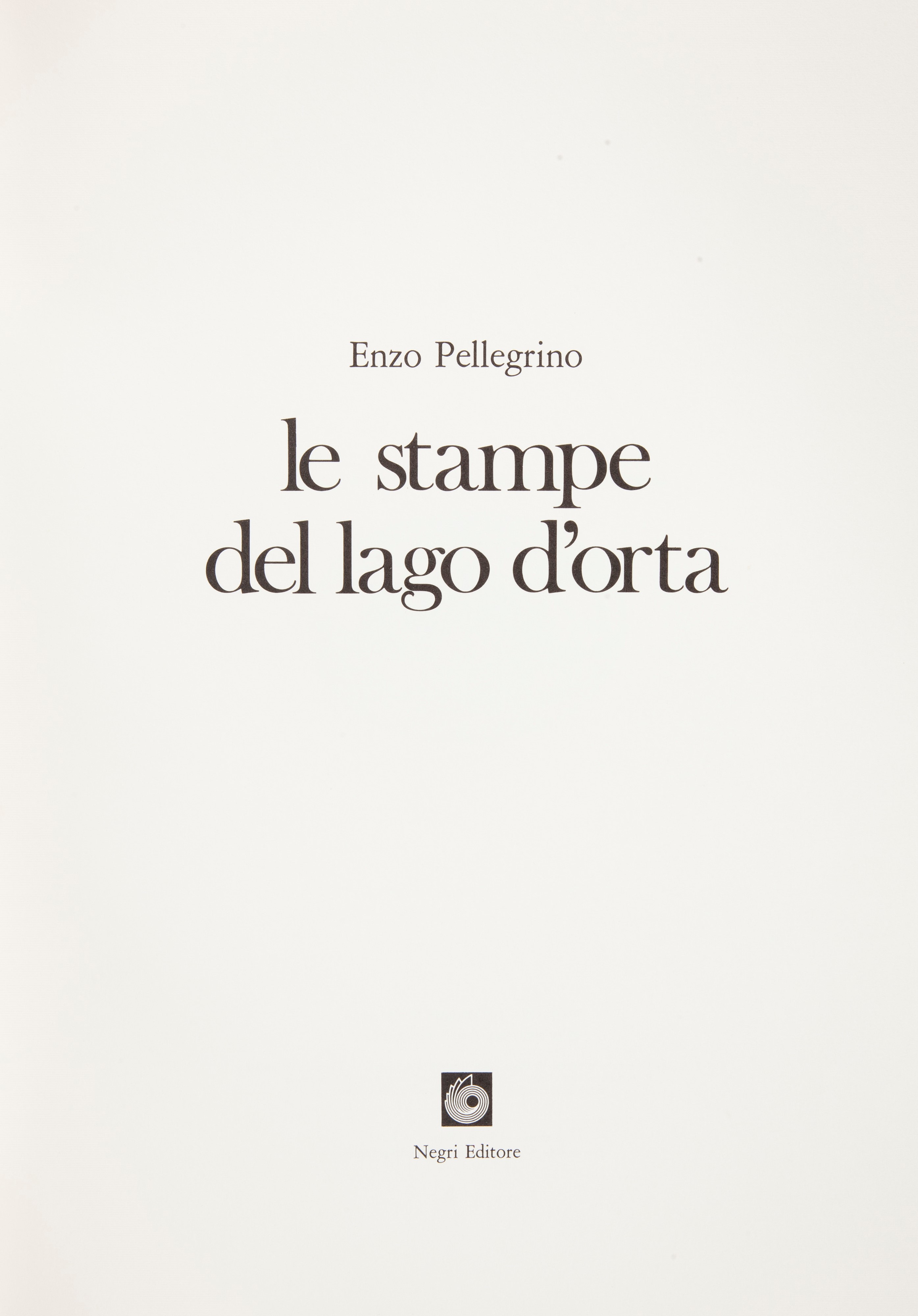 Enzo Pellegrino - le Stampe del Lago D’orta