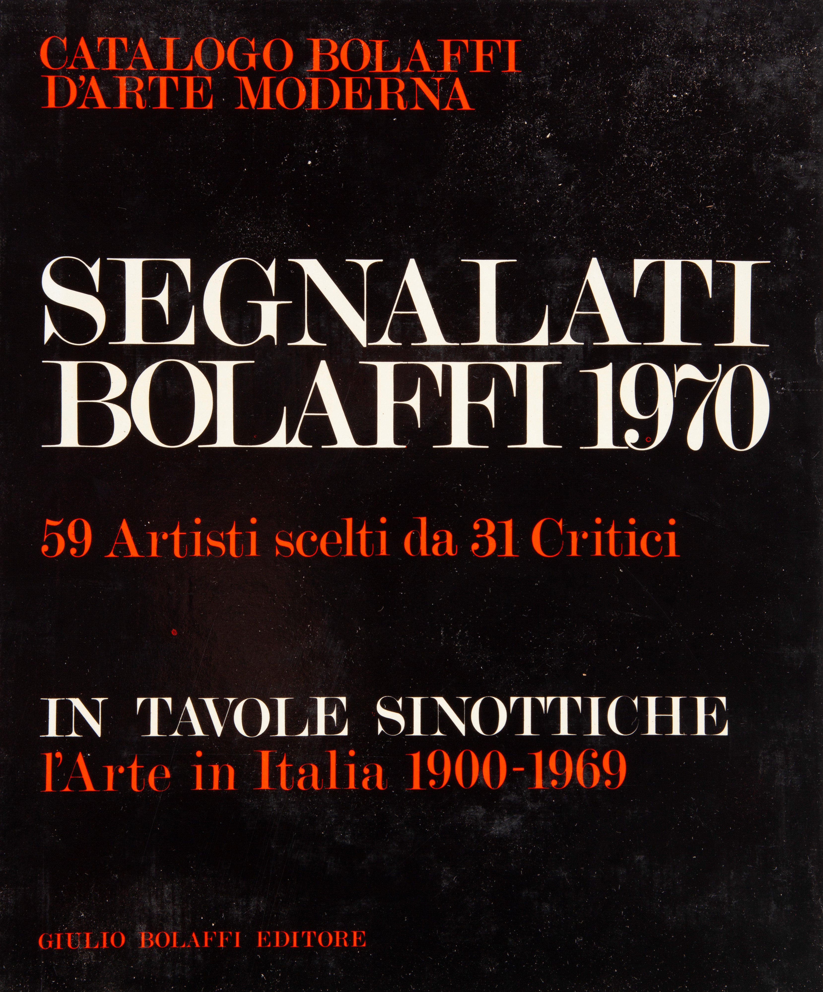 Catalogo Bolaffi D’arte Moderna