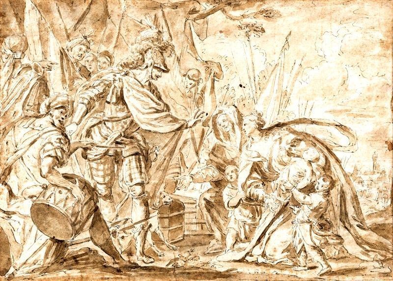 Scuola di Paolo Veronese - Disegno su Carta