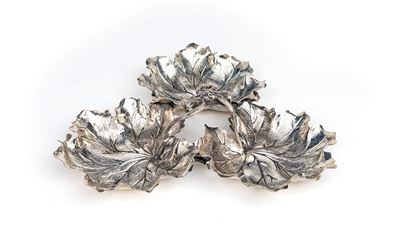 Gianmaria Buccellati - Centrotavola a Tre Foglie di Vite - Clementi Fabbrica Argenteria, Bologna