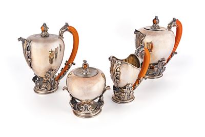 Caffettiera, Teiera, Lattiera e Zuccheriera