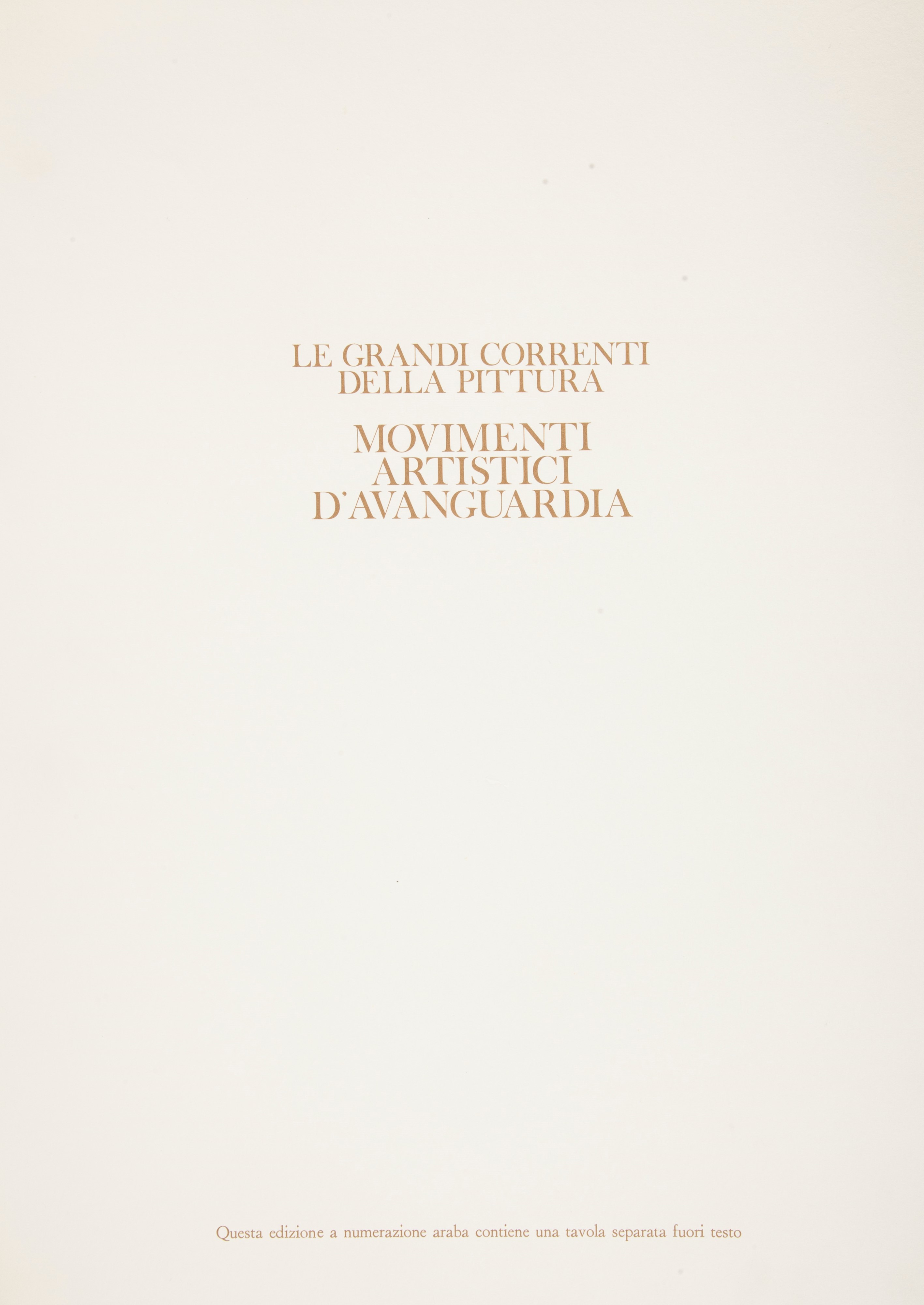 Mario De Micheli - Movimenti Artistici D'avanguardia