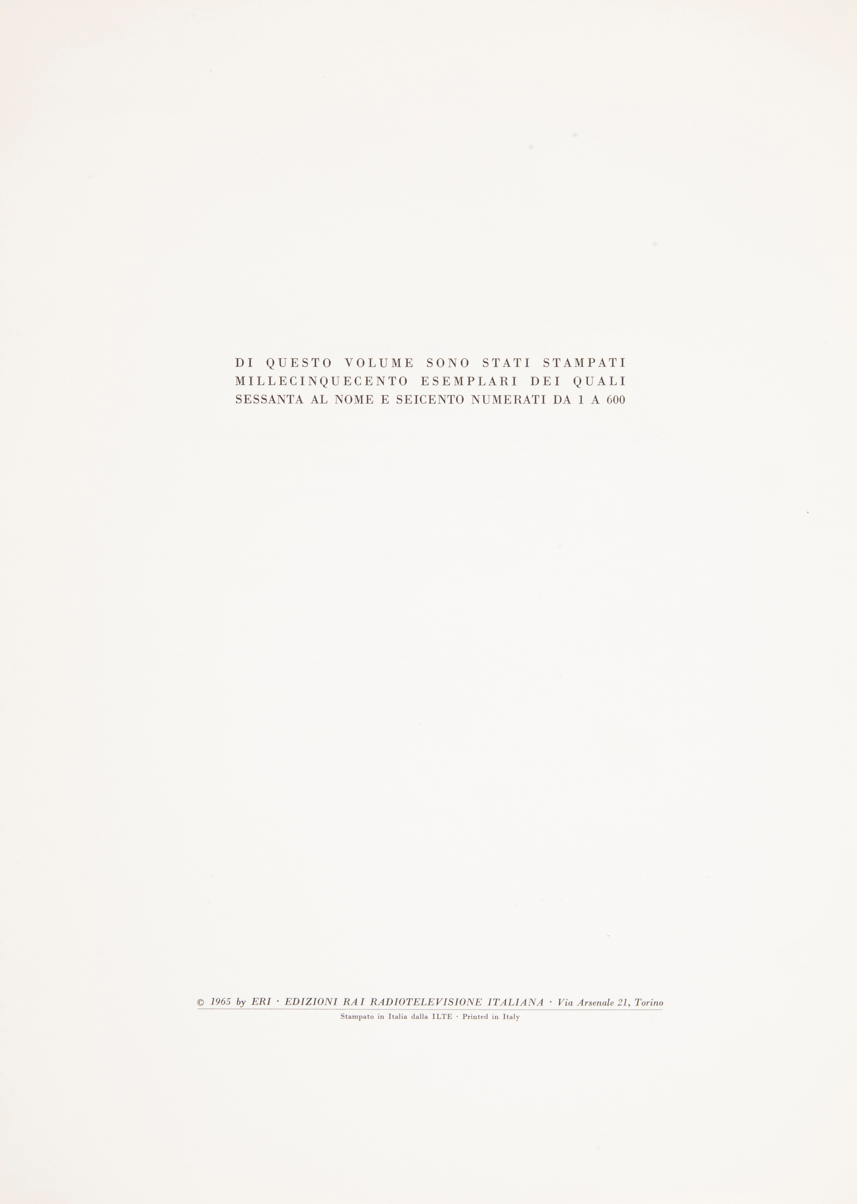 Filippo Rossi - le Gallerie Uffizi e Pitti, Garzanti, Milano 1957; Luisa Vertova - i Cenacoli Fio...