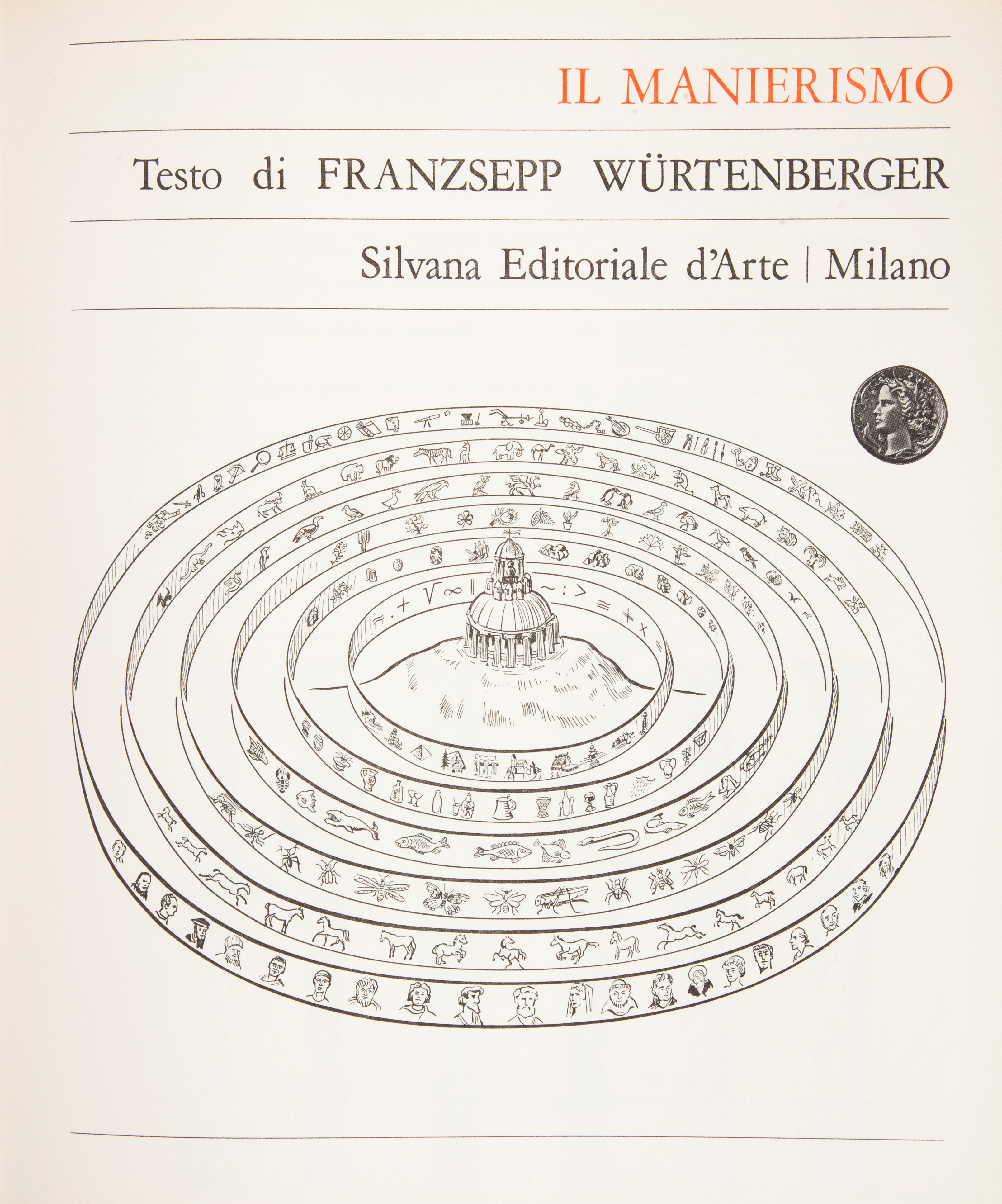 2 Volumi D'arte: Franzsepp Wurtenberger - il Manierismo, Silvana, Milano 1964; Arno Schonberger /...