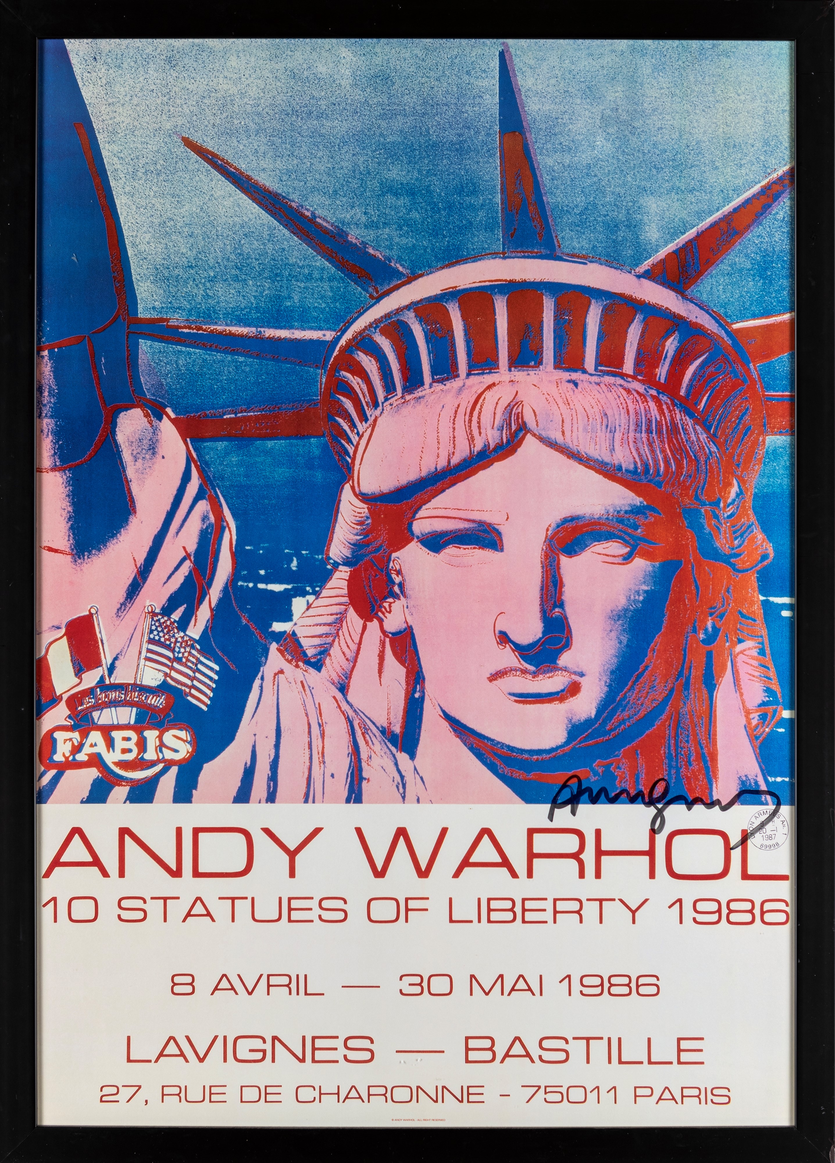 Andy Warhol - 10 Statues Of Liberty