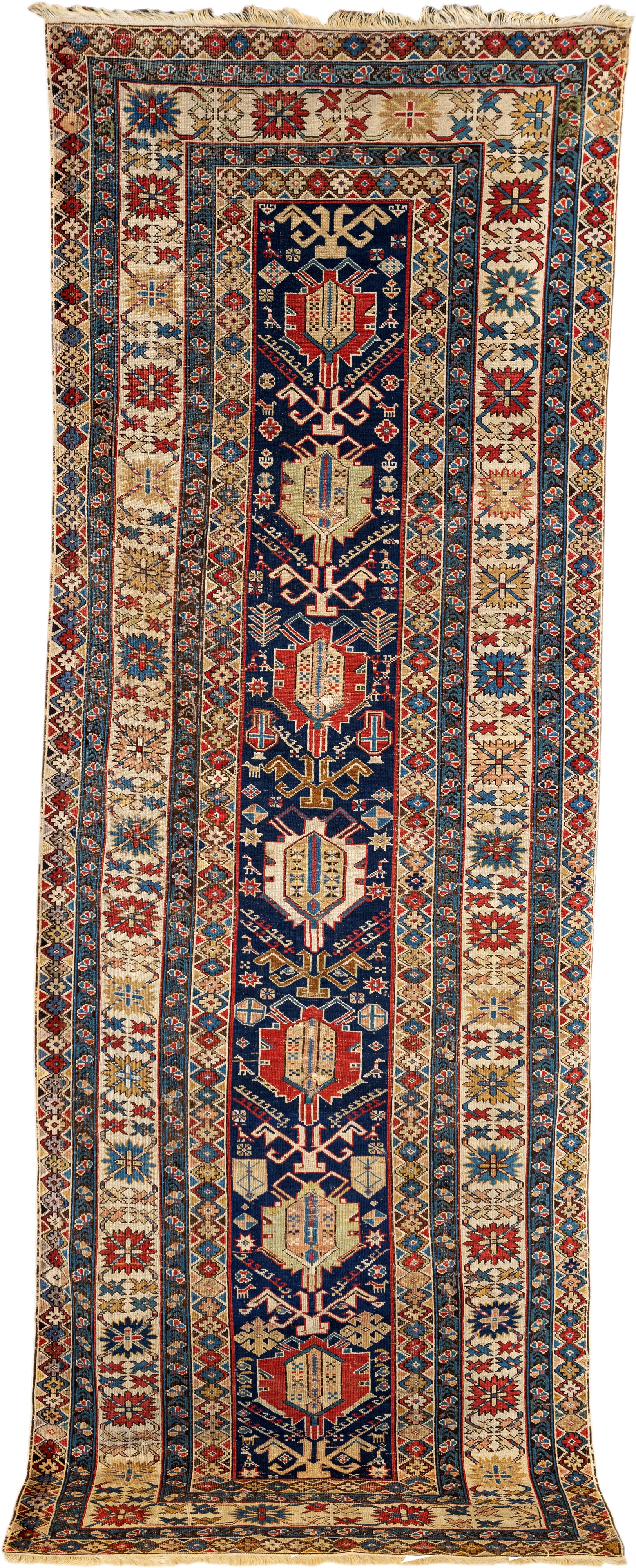 Corsia Caucasica Shirvan Fondo Blu