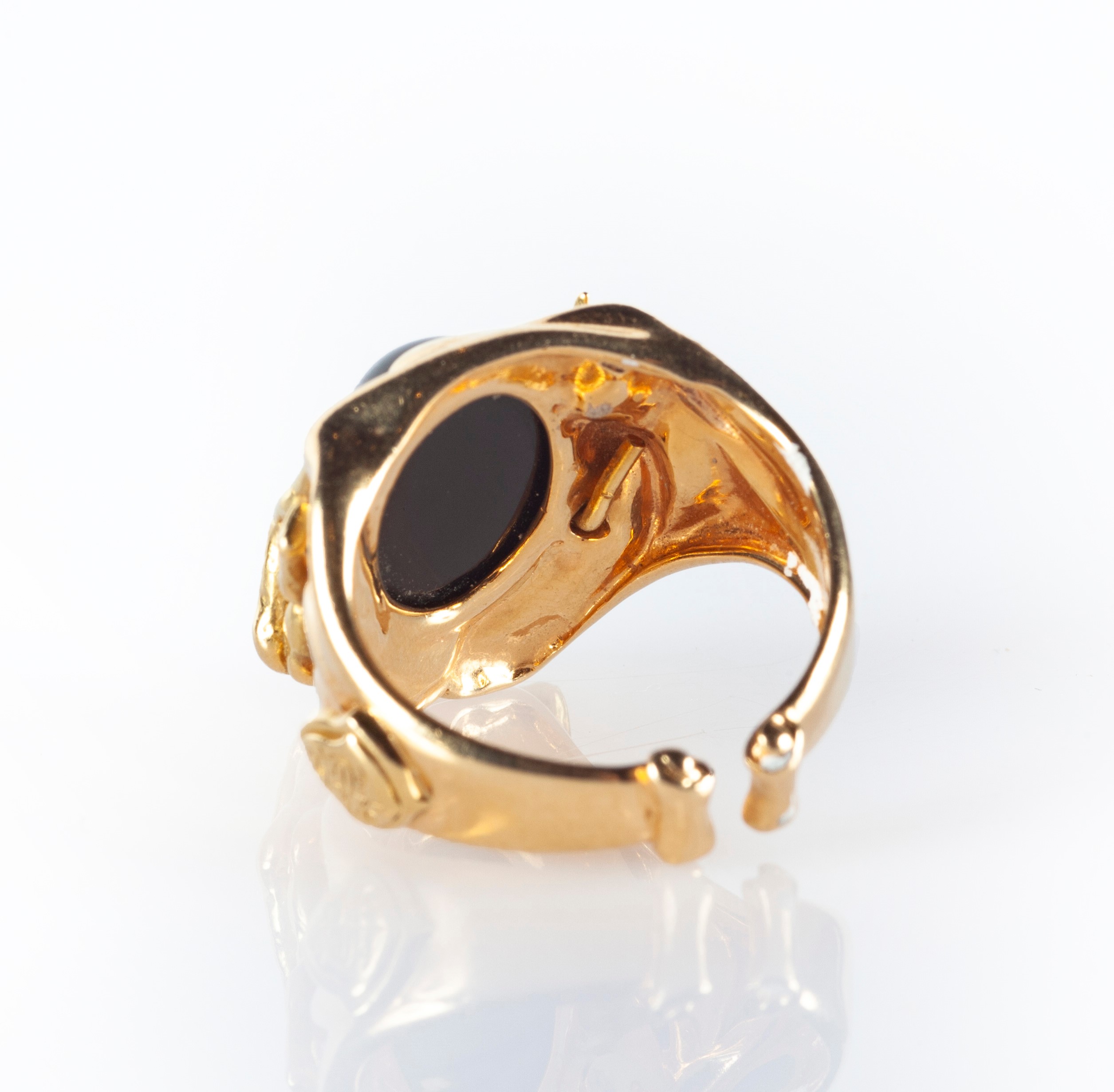 Anello in Oro Scultura e Onice