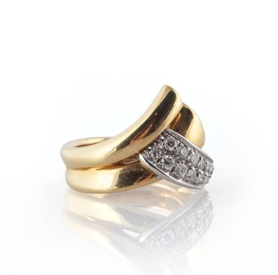 Damiani, Anello in Oro e Brillanti