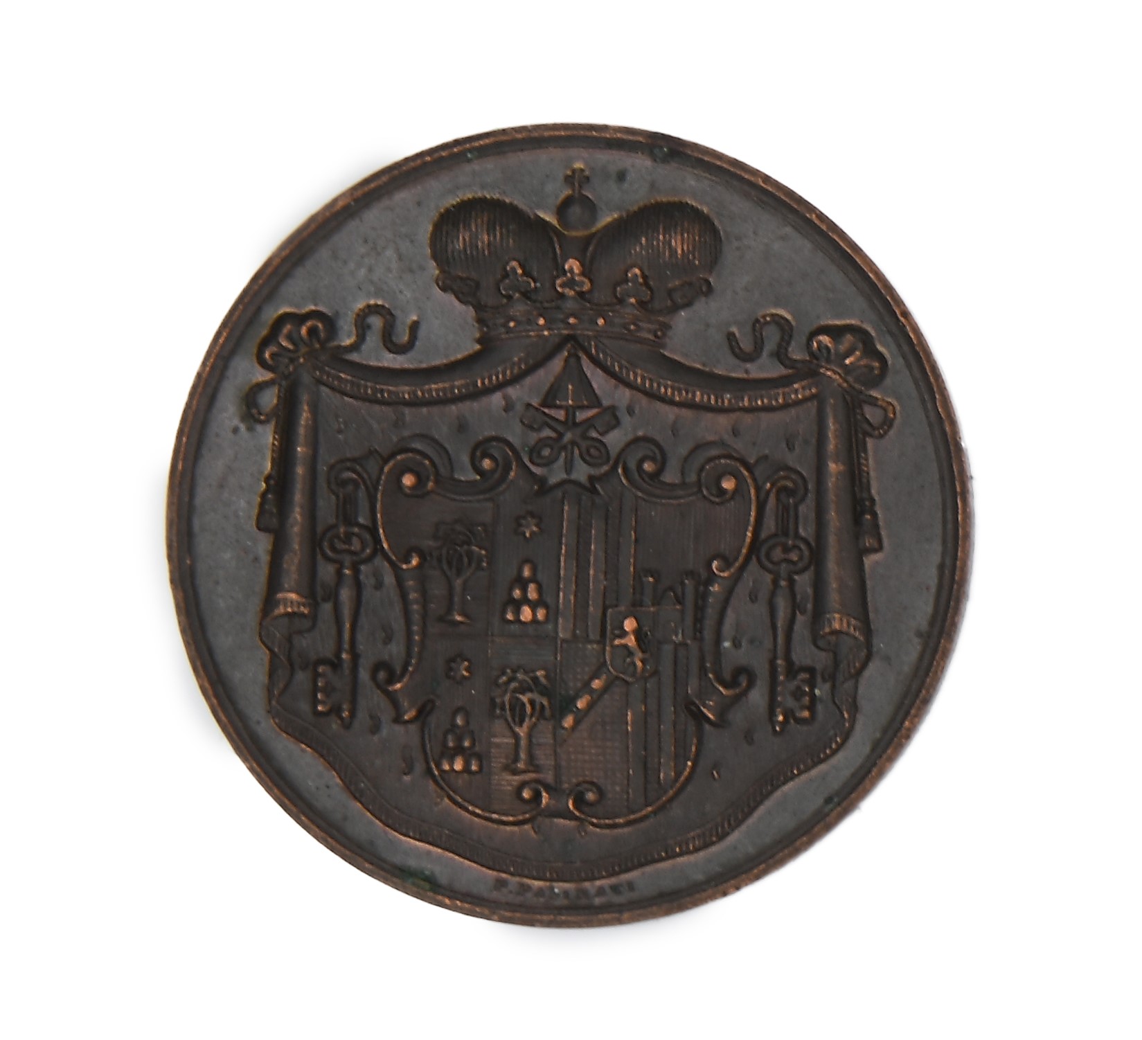 Medaglia in bronzo della Sede Vacante (1914), Maresciallo del Conclave Mario Chigi