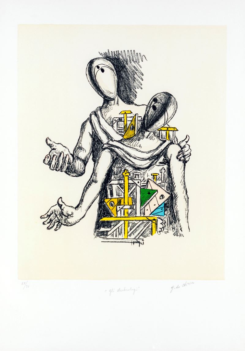 Giorgio De Chirico - Gli Archeologi