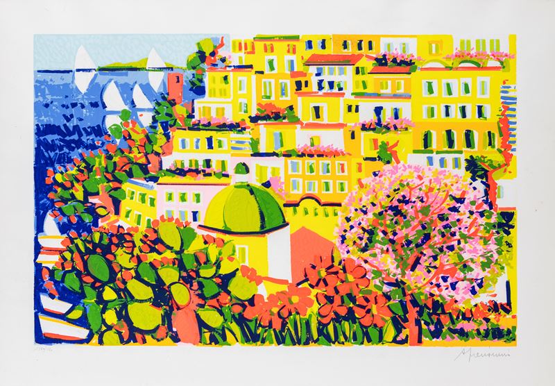 Athos Faccincani - Positano con Pesco
