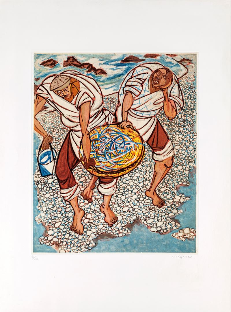 Giuseppe Migneco - I Due Pescatori