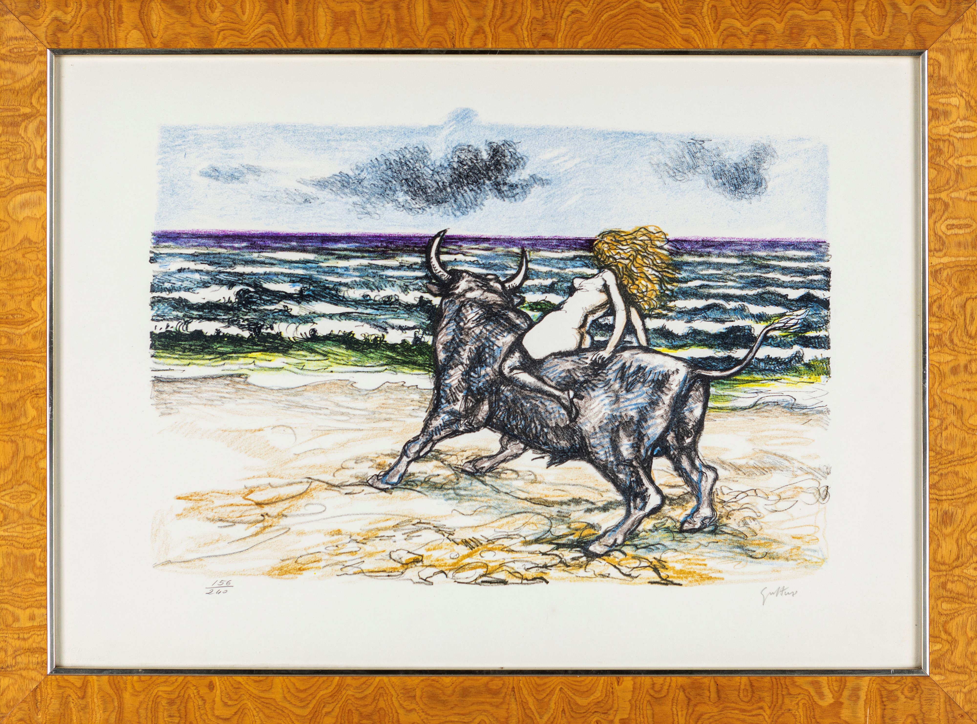 Renato Guttuso - Toro dalla Serie lo Zodiaco