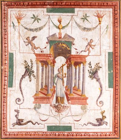 Ornato Parietale a Grottesche, Inizi del XIX Secolo