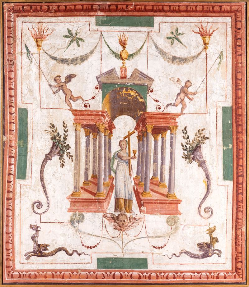 Ornato Parietale a Grottesche, Inizi del XIX Secolo