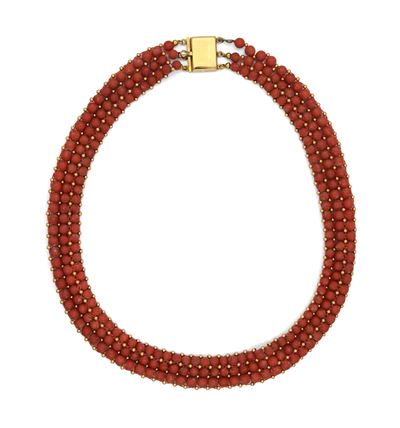 Collana in Corallo e Oro