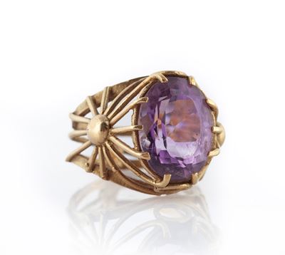 Anello in Oro e Ametista