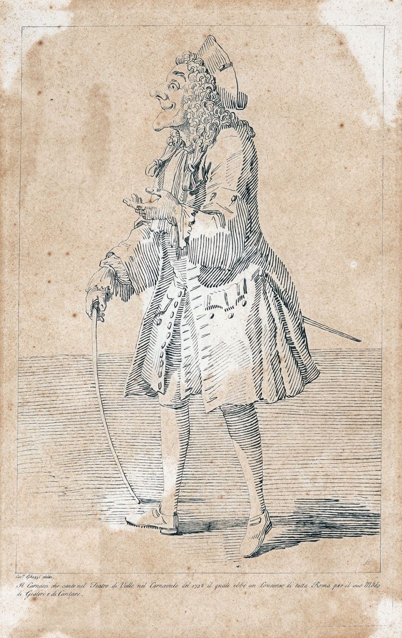 Il Carnacci che cantò nel Teatro di Valle nel Carnevale del 1738