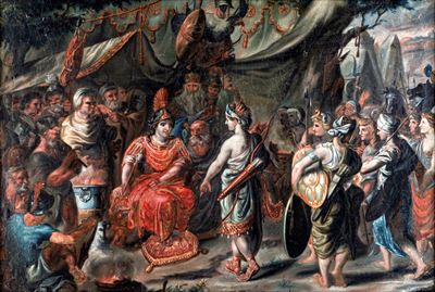 Armida di Fronte a Goffredo nel Campo dei Franchi
