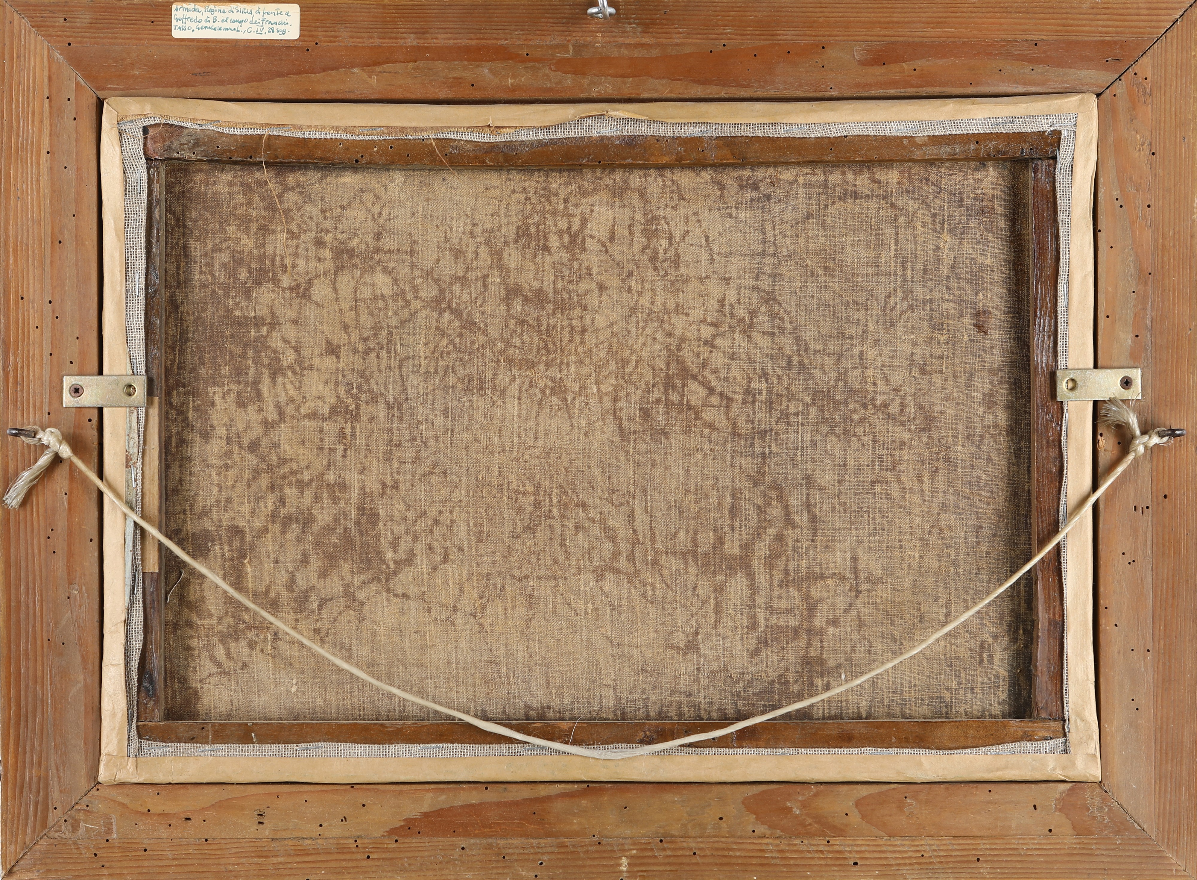 Scuola Romana del XVIII Secolo - Armida di Fronte a Goffredo nel Campo dei Franchi