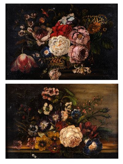 Due Nature Morte di Fiori