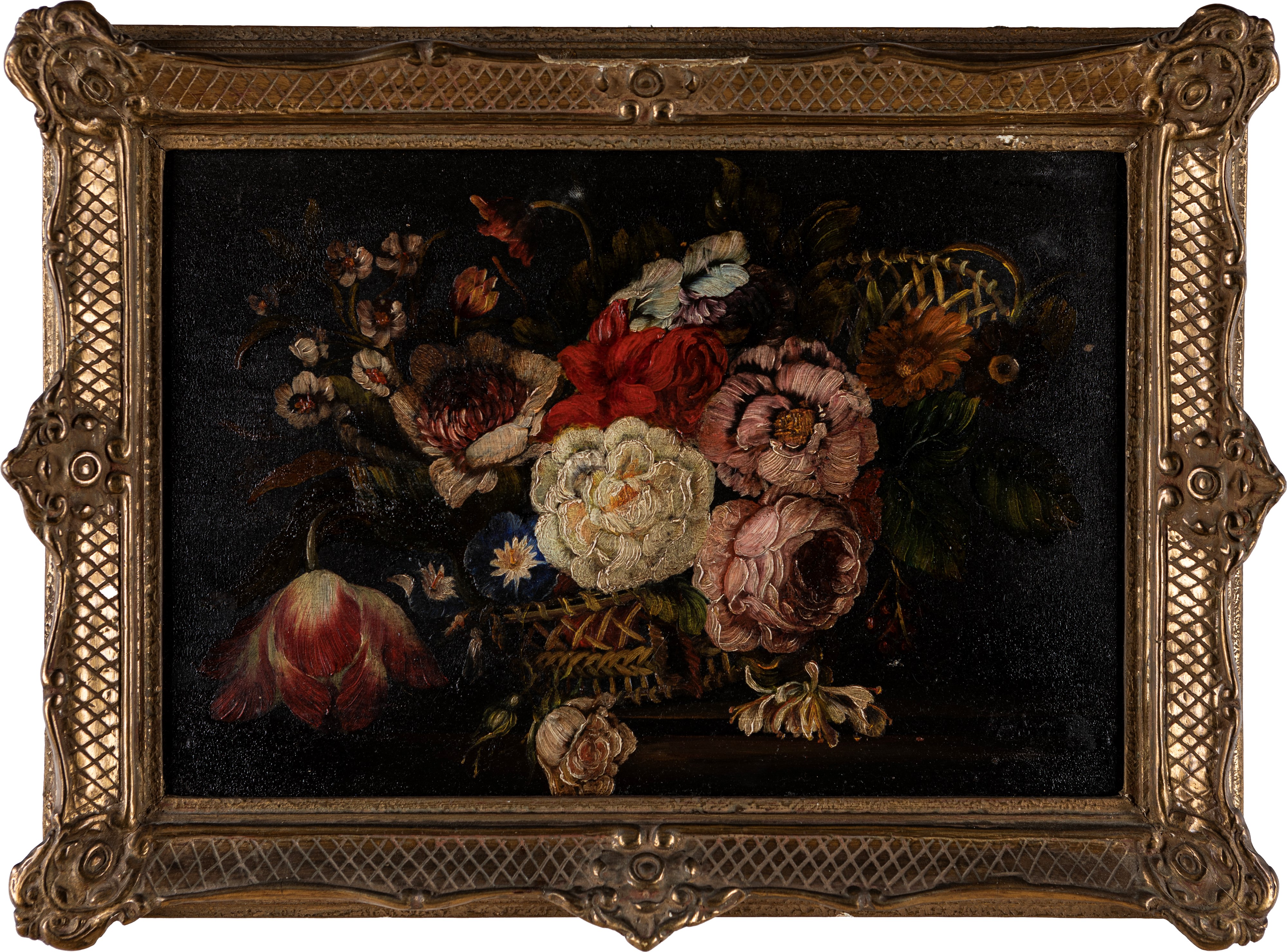 Anonimo del XX Secolo - Due Nature Morte di Fiori