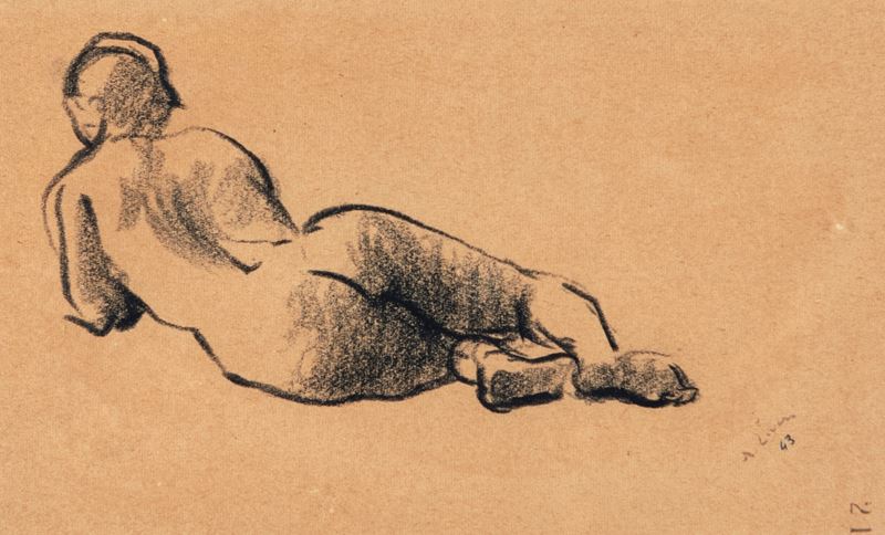 Alberto Ziveri - Nudo di Donna Sdraiata