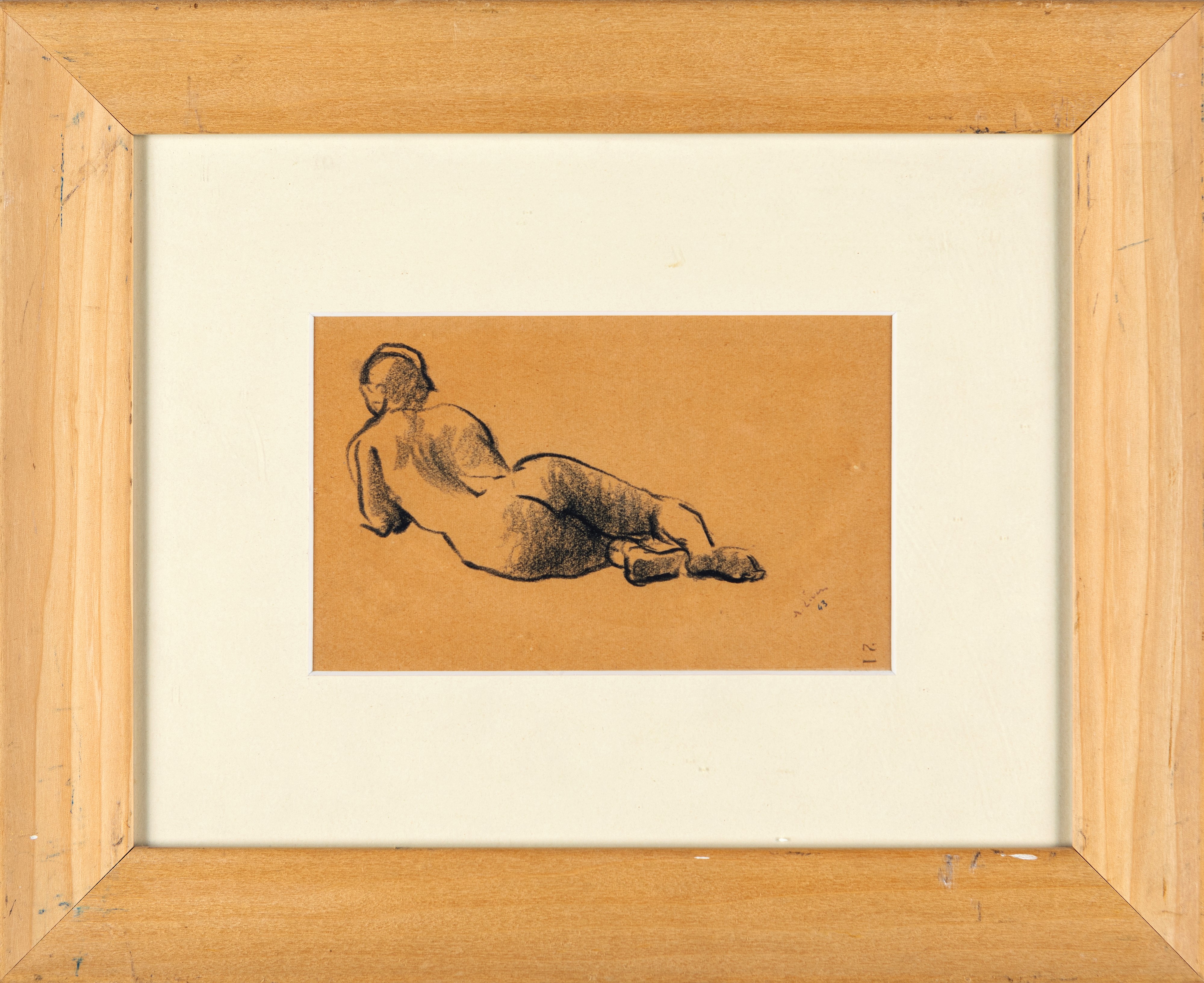 Alberto Ziveri - Nudo di Donna Sdraiata