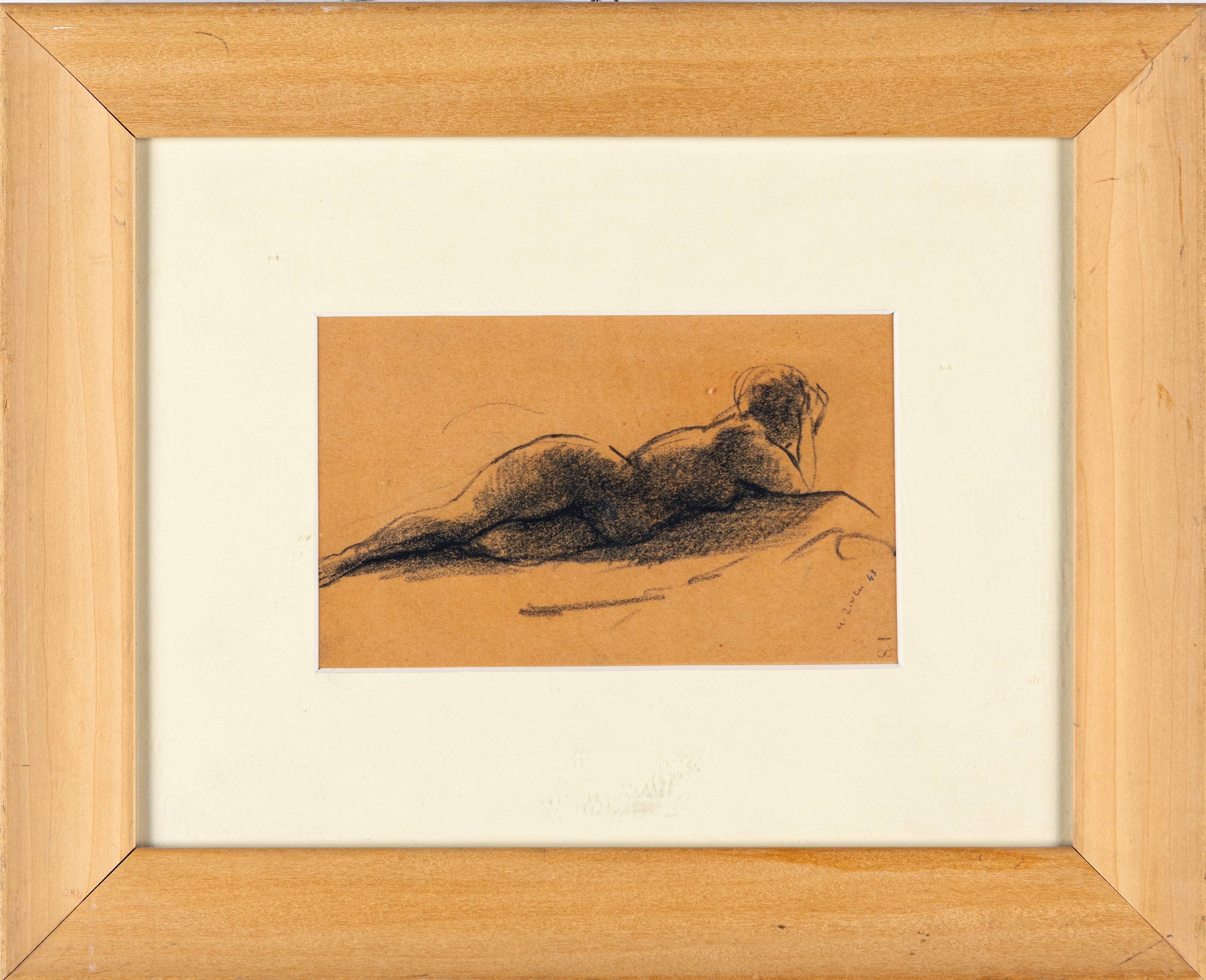 Alberto Ziveri - Nudo di Donna Sdraiata