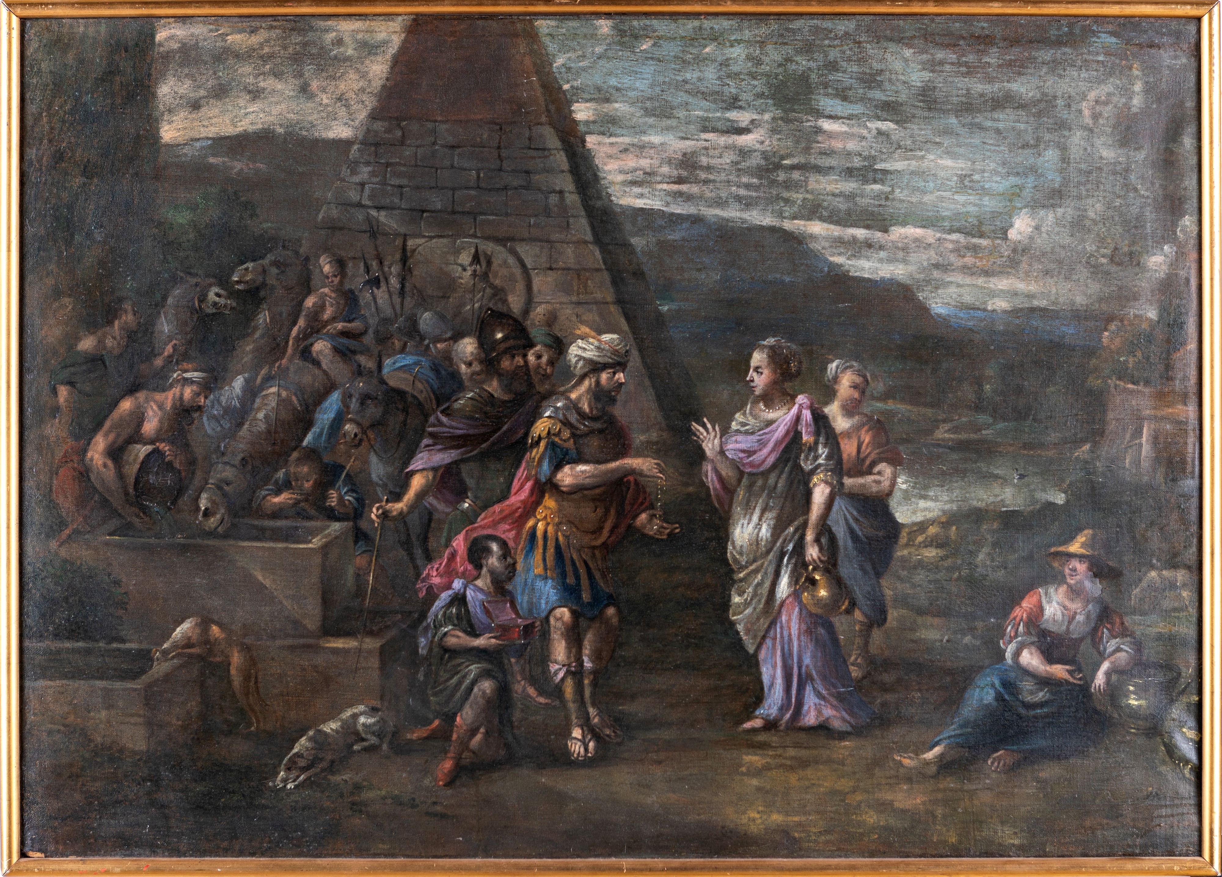 Scuola Fiamminga del XVII Secolo - Rebecca al Pozzo