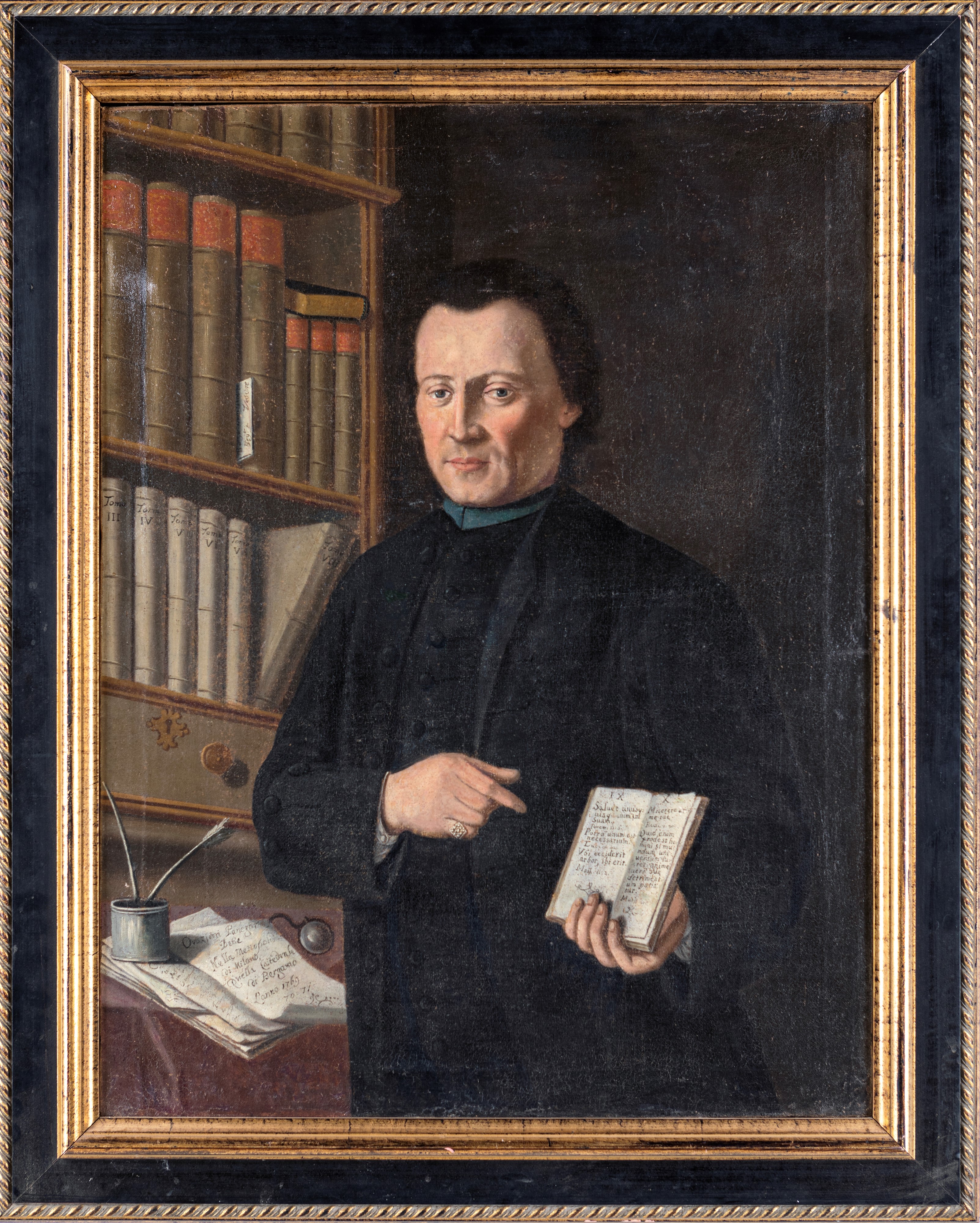 Giacomo Antonio Melchiorre Ceruti il Pitocchetto - Ritratto di Prelato Bergamasco