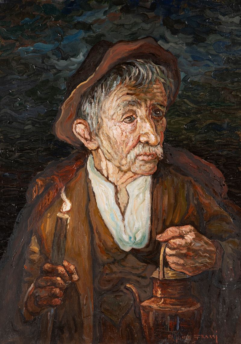 Alfonso Grassi - Ritratto di Uomo con Candela