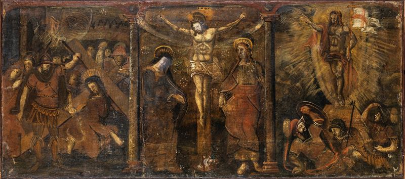 Scuola Italiana del XVI Secolo - Crocefissione
