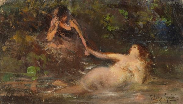 Francesco Longo Mancini - Bagnanti