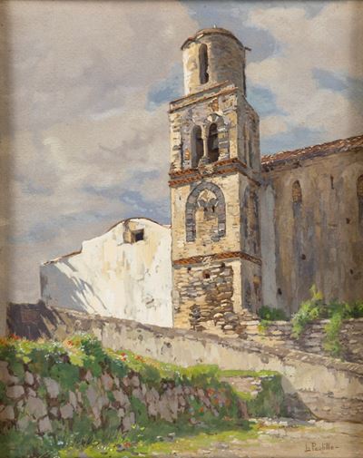 Scorcio di Paese con Campanile