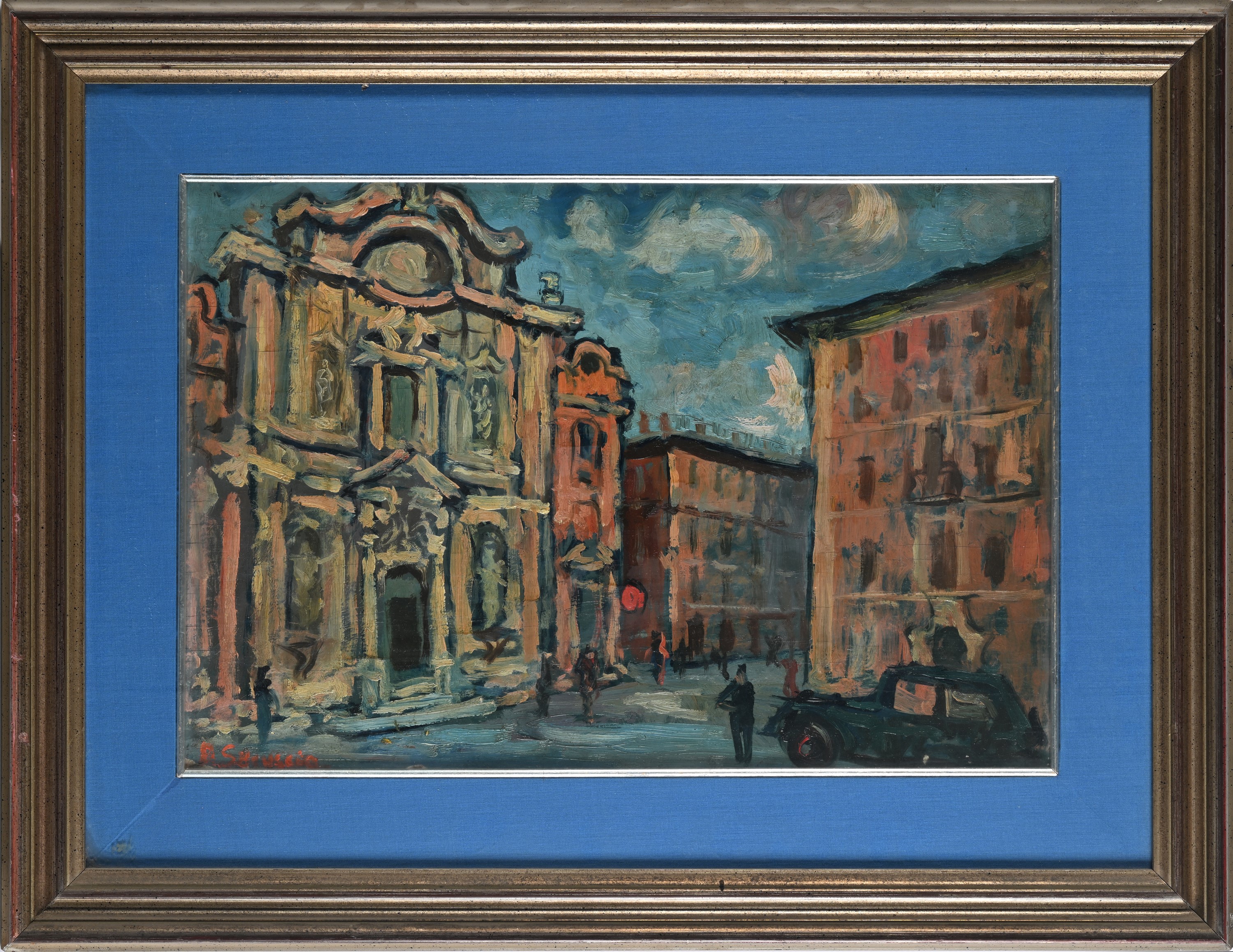 Achille Sdruscia - Veduta di Roma