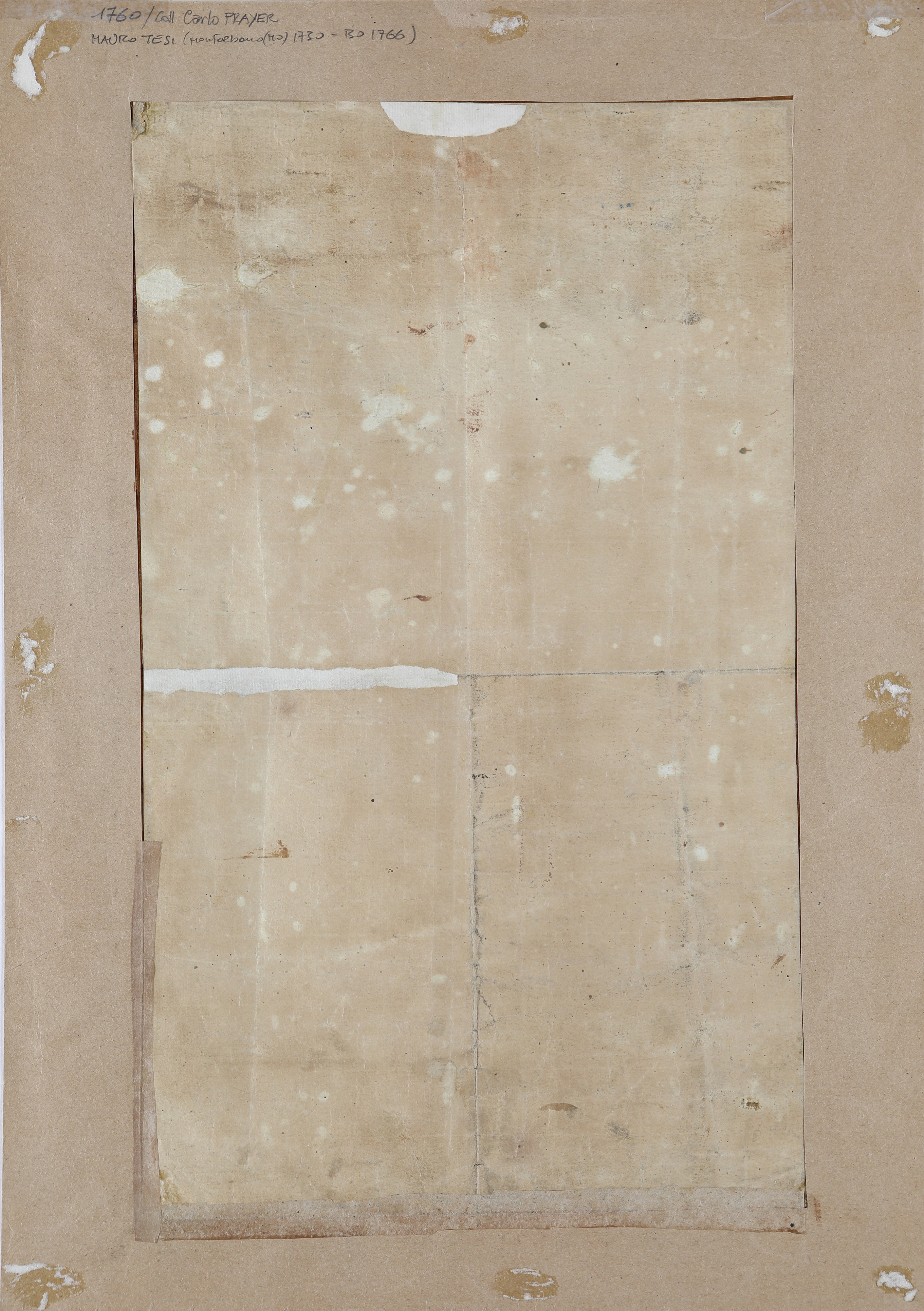 Mauro Antonio Tesi - Studio architettonico, inchiostro acquerellato e china su carta