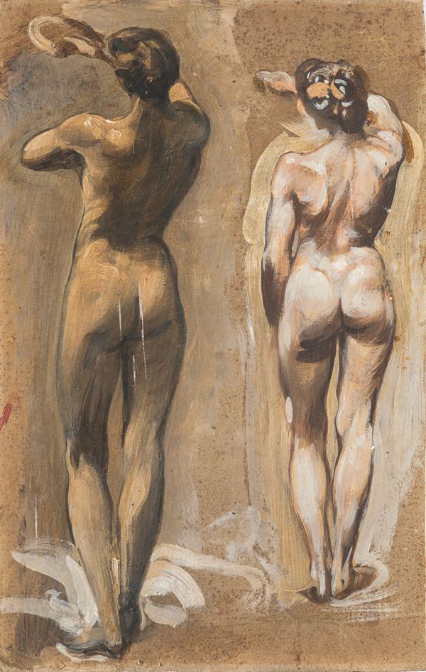 Adolfo De Carolis - Studio di nudi