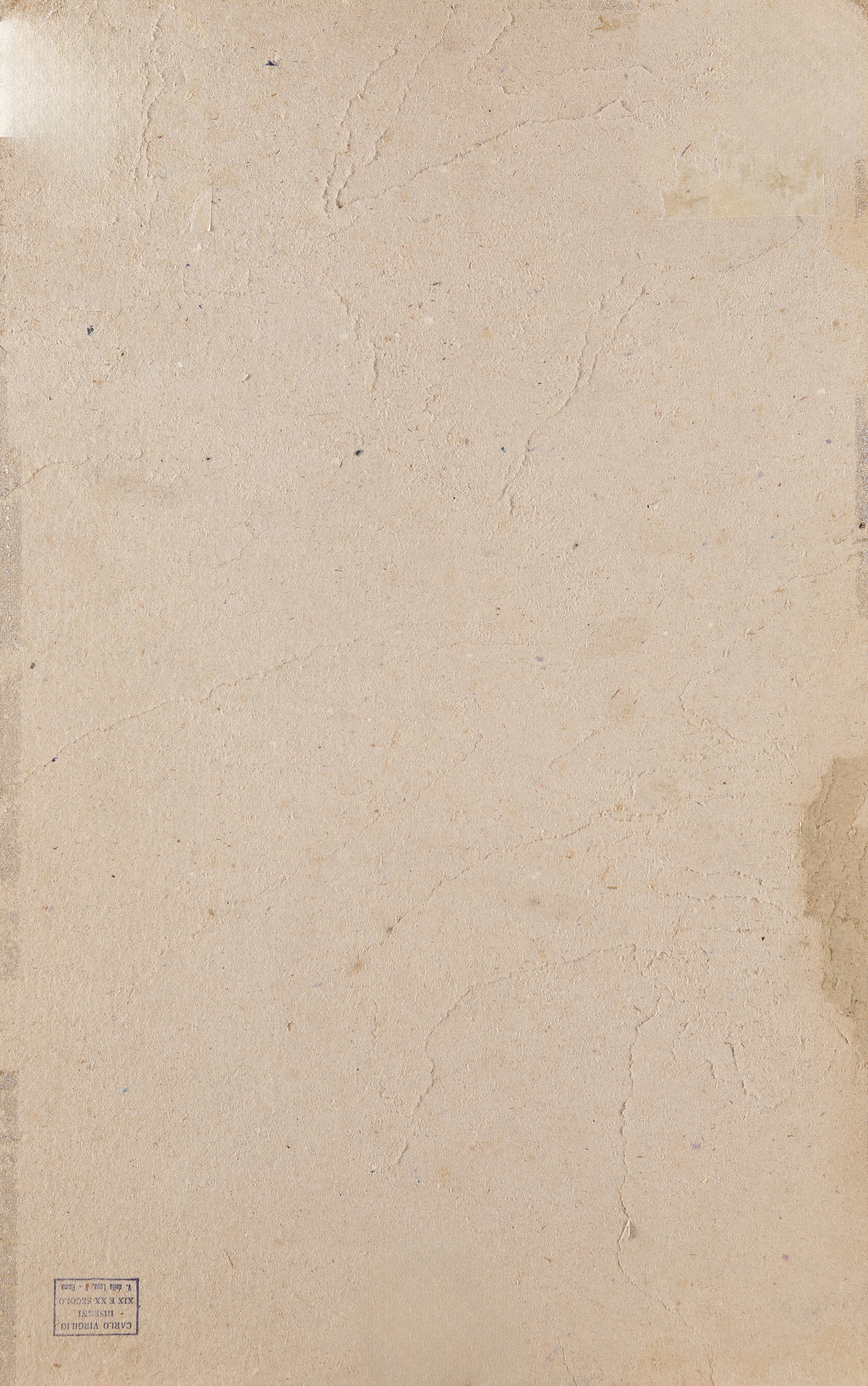 Adolfo De Carolis - Studio di nudi, olio su cartoncino